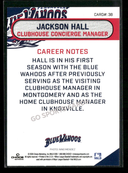 2026 Pensacola Blue Wahoos Jackson Hall