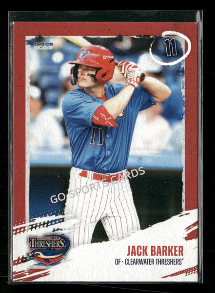 2026 Clearwater Threshers Jack Barker