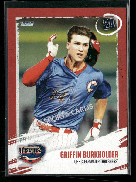 2026 Clearwater Threshers Griffin Burkholder