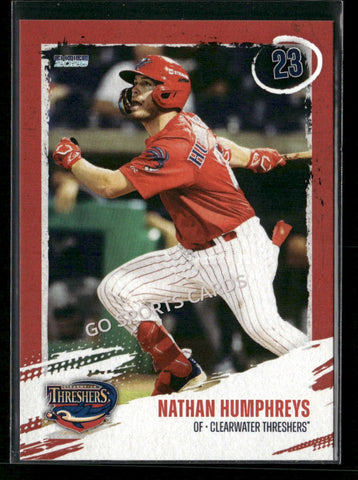 2026 Clearwater Threshers Nathan Humphreys