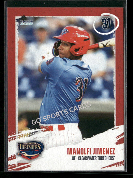 2026 Clearwater Threshers Manolfi Jimenez