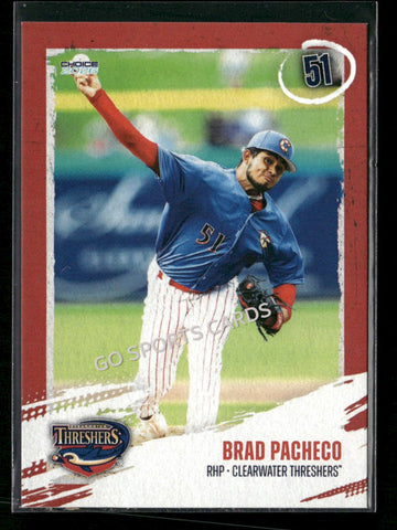 2026 Clearwater Threshers Brad Pacheco