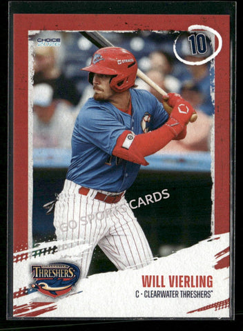 2026 Clearwater Threshers Will Vierling