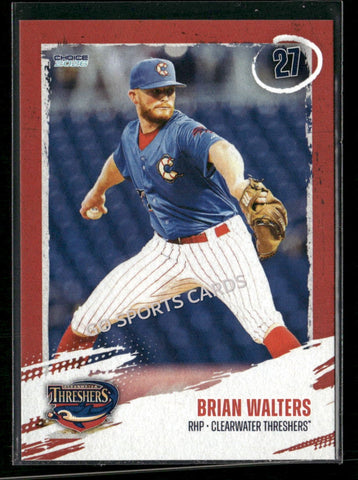 2026 Clearwater Threshers Brian Walters