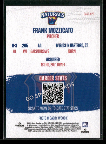 2026 Northwest Arkansas Naturals Frank Mozzicato