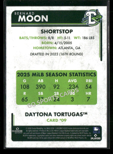 2026 Daytona Tortugas Bernard Moon