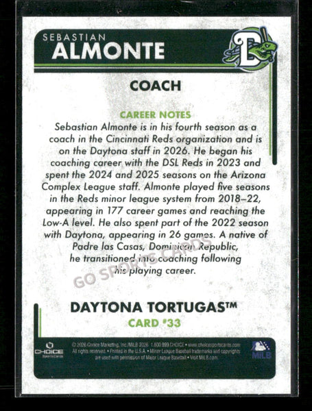 2026 Daytona Tortugas Sebastian Almonte