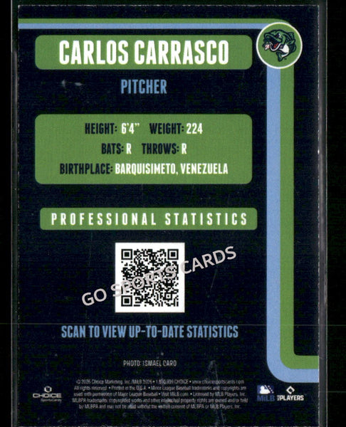 2026 Gwinnett Stripers Carlos Carrasco