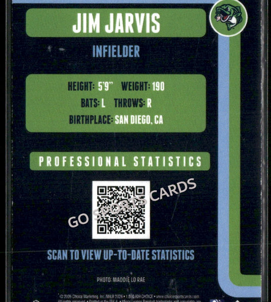 2026 Gwinnett Stripers Jim Jarvis