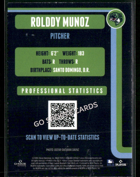 2026 Gwinnett Stripers Rolddy Munoz