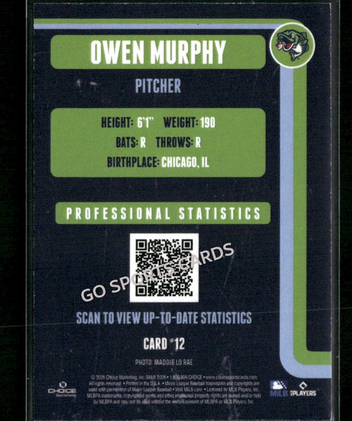2026 Gwinnett Stripers Owen Murphy
