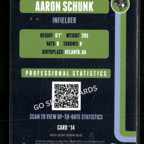 2026 Gwinnett Stripers Aaron Schunk