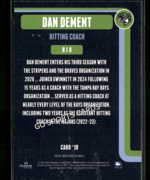 2026 Gwinnett Stripers Dan Dement