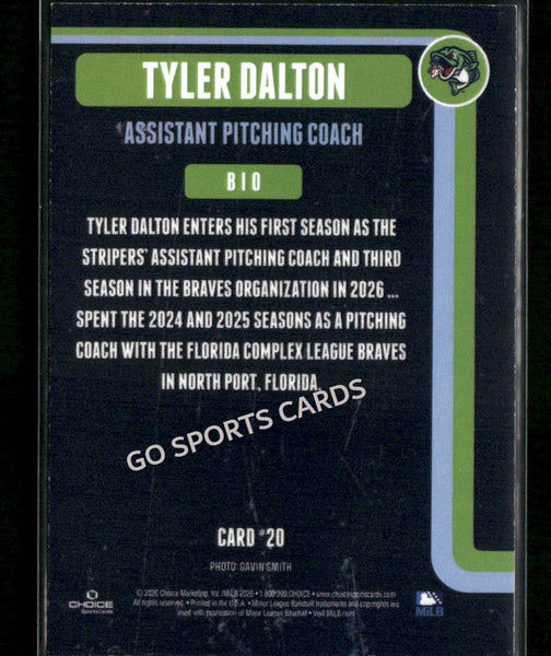 2026 Gwinnett Stripers Tyler Dalton