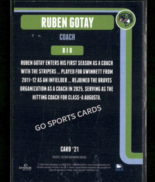 2026 Gwinnett Stripers Ruben Gotay