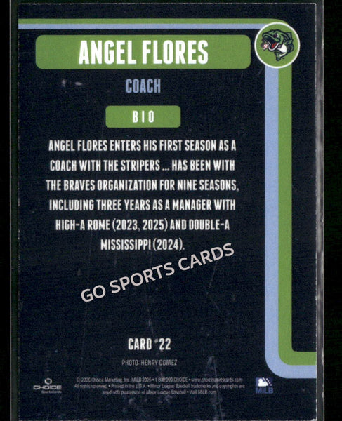2026 Gwinnett Stripers Angel Flores