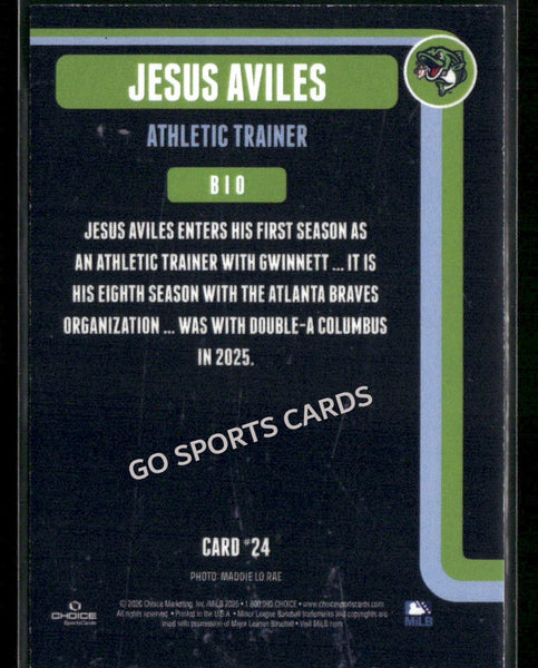 2026 Gwinnett Stripers Jesus Aviles