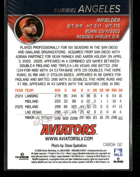 2026 Las Vegas Aviators Euribiel Angeles