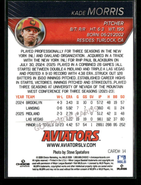 2026 Las Vegas Aviators Kade Morris