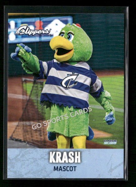 2026 Columbus Clippers Krash Mascot