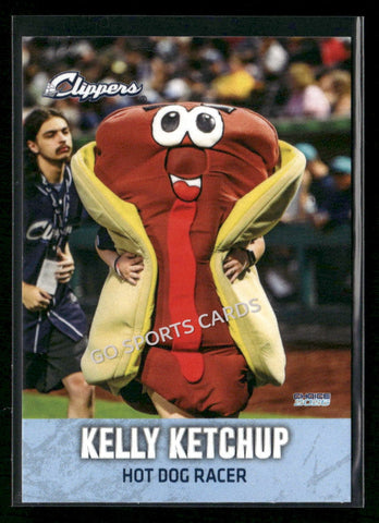 2026 Columbus Clippers Kelly Ketchup Mascot