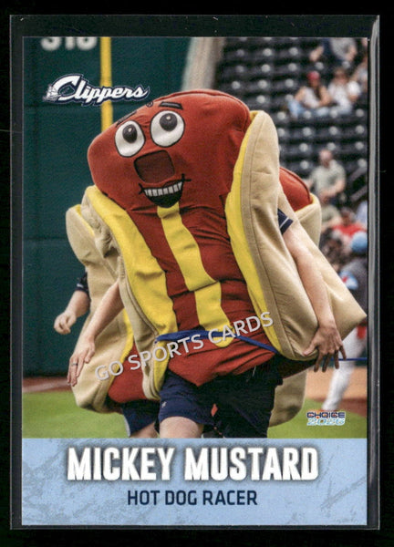 2026 Columbus Clippers Mickey Mustard Mascot
