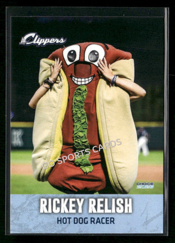 2026 Columbus Clippers Rickey Relish Mascot