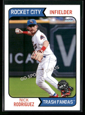 2026 Rocket City Trash Pandas Nick Rodriguez