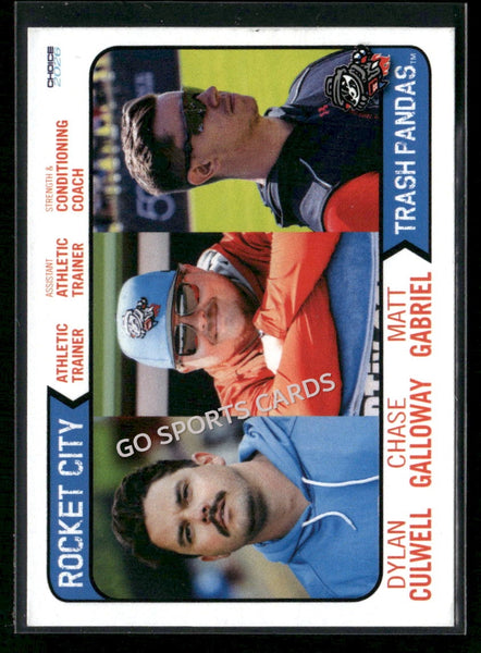 2026 Rocket City Trash Pandas Dylan Chase Matt Culwell Galloway Gabriel