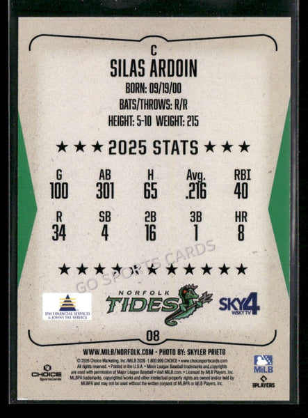 2026 Norfolk Tides Silas Ardoin