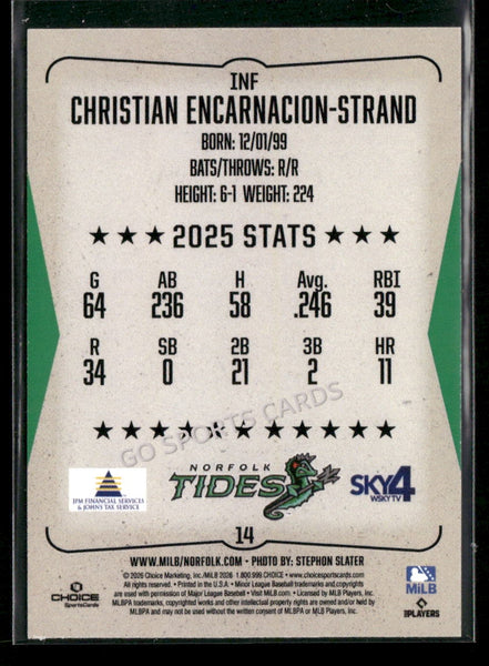 2026 Norfolk Tides Christian Encarnacion Strand