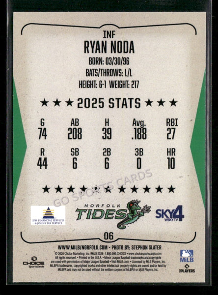 2026 Norfolk Tides Ryan Noda