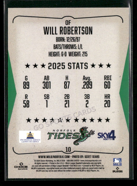 2026 Norfolk Tides Will Robertson