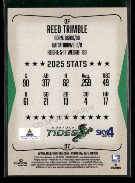 2026 Norfolk Tides Reed Trimble