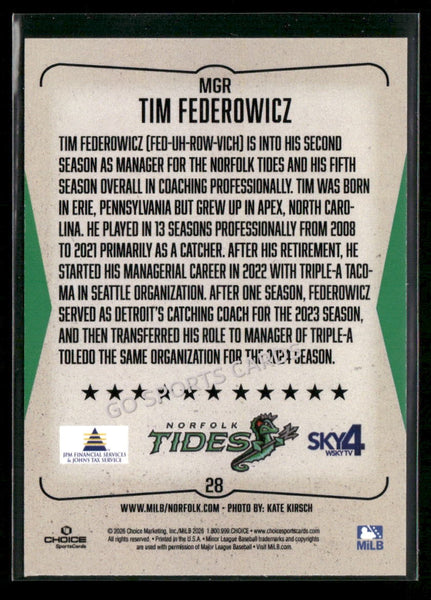 2026 Norfolk Tides Tim Federowicz