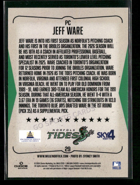 2026 Norfolk Tides Jeff Ware