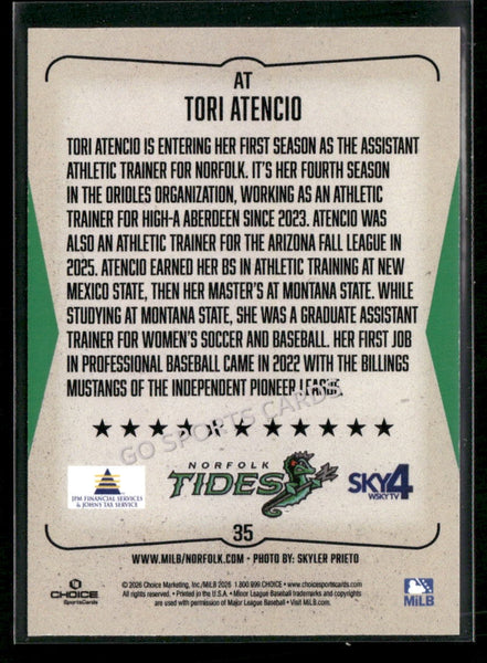 2026 Norfolk Tides Tori Atencio