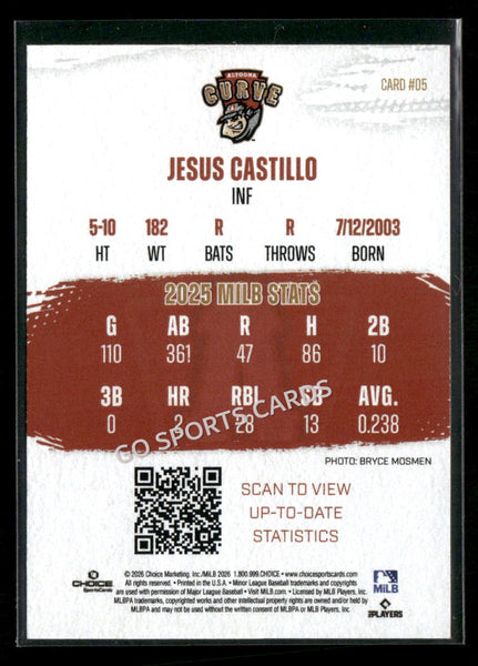2026 Altoona Curve Jesus Castillo