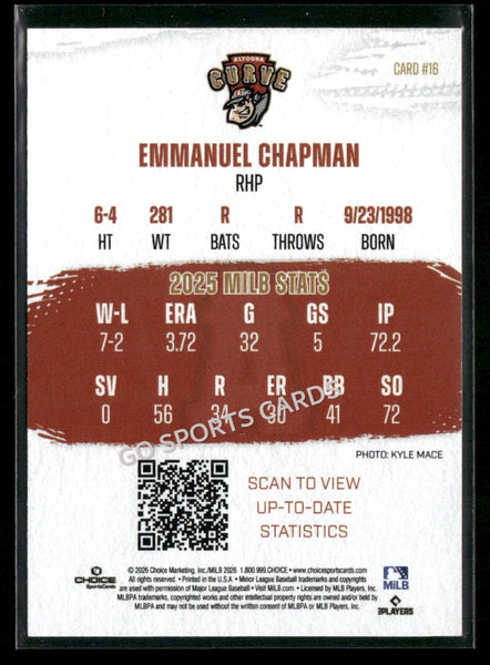 2026 Altoona Curve Emmanuel Chapman