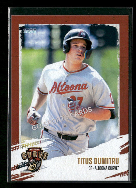 2026 Altoona Curve Titus Dumitru