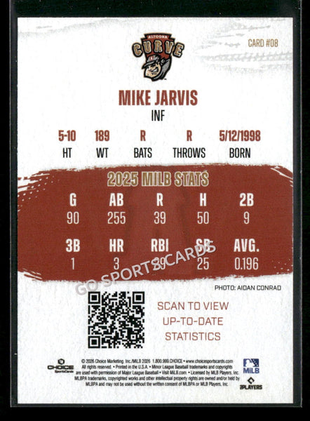 2026 Altoona Curve Mike Jarvis