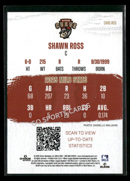 2026 Altoona Curve Shawn Ross
