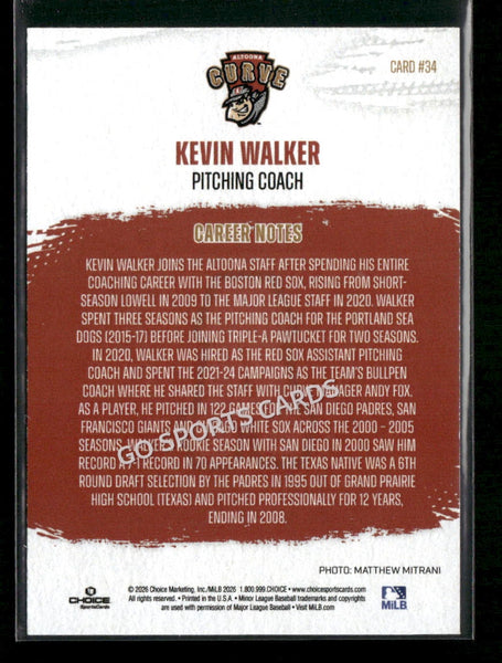 2026 Altoona Curve Kevin Walker