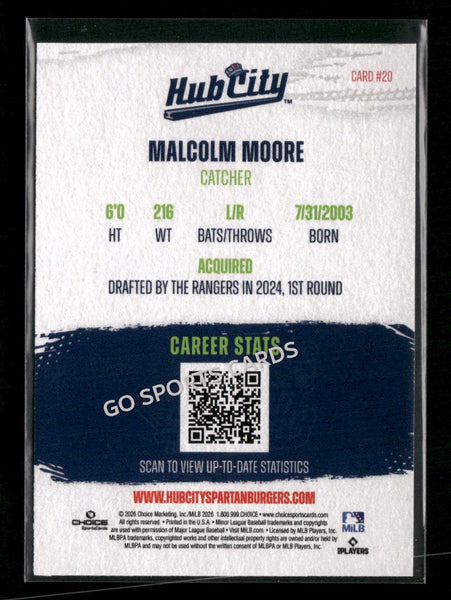 2026 Hub City Spartanburgers Malcolm Moore