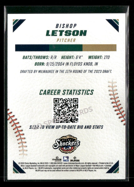 2026 Southern League Top Prospects Bishop Letson