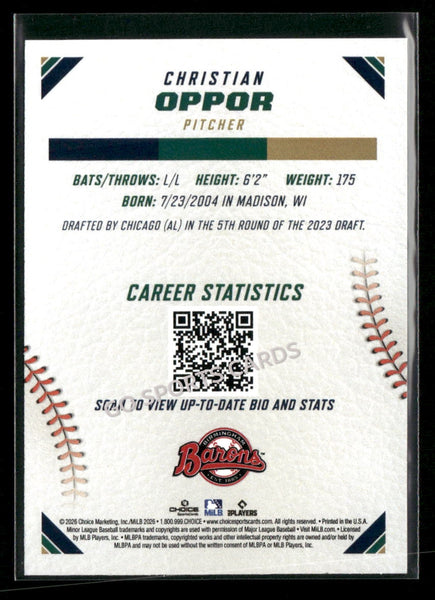 2026 Southern League Top Prospects Christian Oppor