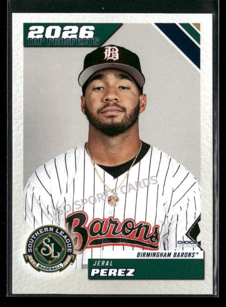 2026 Southern League Top Prospects Jeral Perez