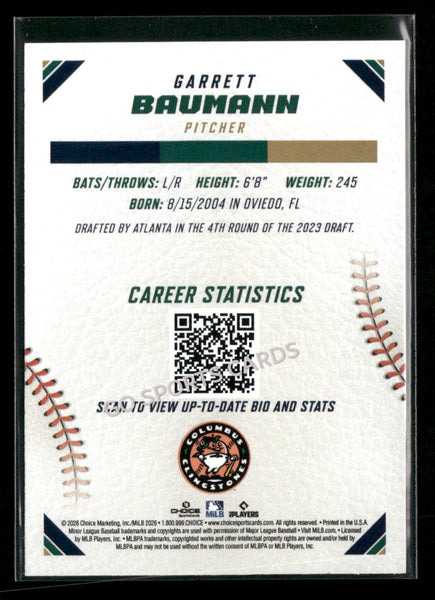 2026 Southern League Top Prospects Garrett Baumann