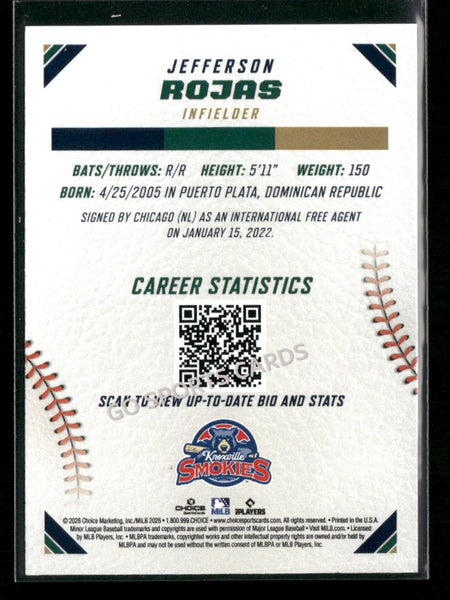 2026 Southern League Top Prospects Jefferson Rojas