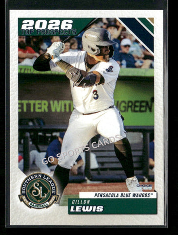 2026 Southern League Top Prospects Dillon Lewis